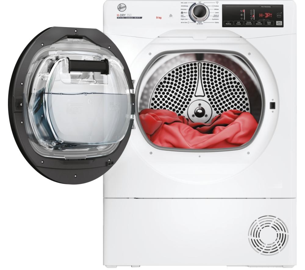 Secadora de condensación Hoover H-Dry 350 HRE C9TBE-80 WiFi de 9 kg - Blanco