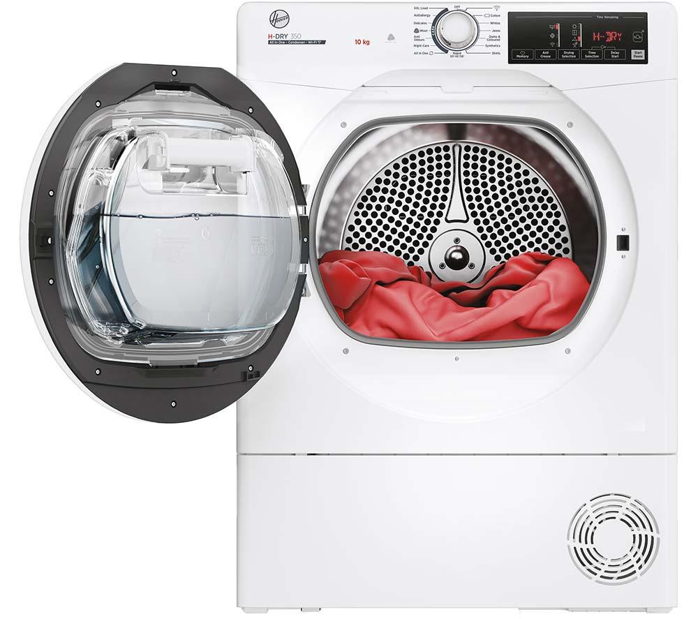 Secadora de condensación Hoover H-Dry 350 HRE C10TE-80 con Wi-Fi, 10 kg - Blanco