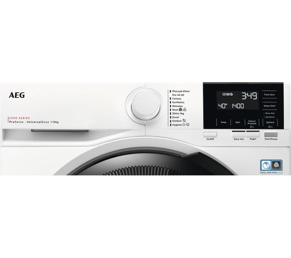AEG 6000 UniversalDose LFR61144UD Lavadora de 10 kg y 1400 rpm - Blanco