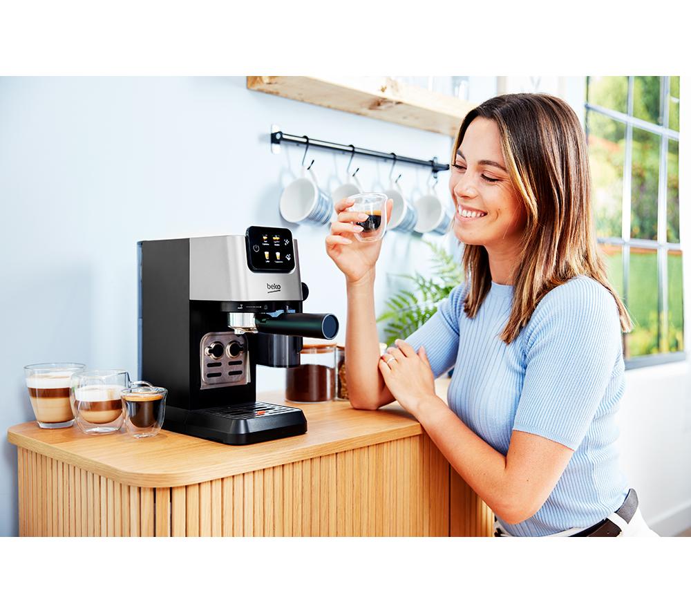 Cafetera exprés BEKO CaffeExperto CEP5304X - Plata