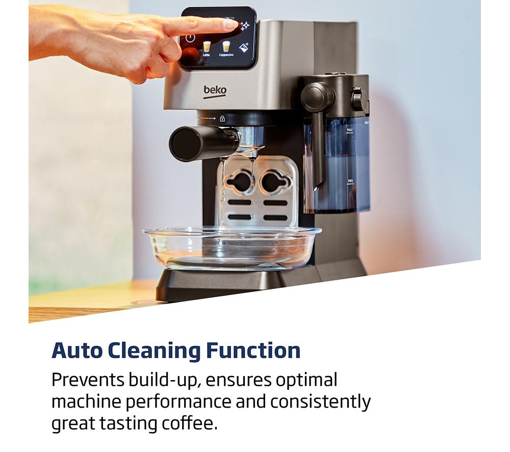 Cafetera exprés BEKO CaffeExperto CEP5304X - Plata