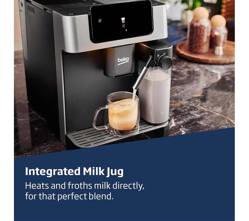 BEKO CaffeExperto CEG7304X Bean to Cup Coffee Machine - Silver