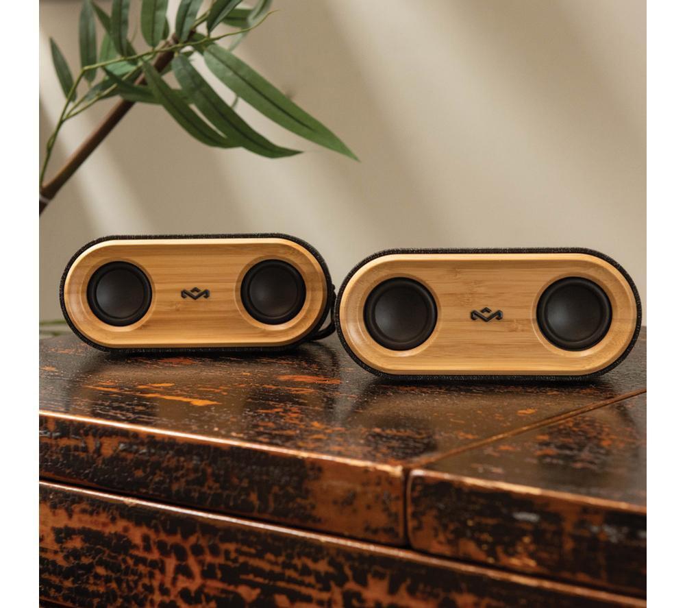 HOUSE OF MARLEY Altavoz Bluetooth portátil Get Together 2 Mini - Negro y Marrón