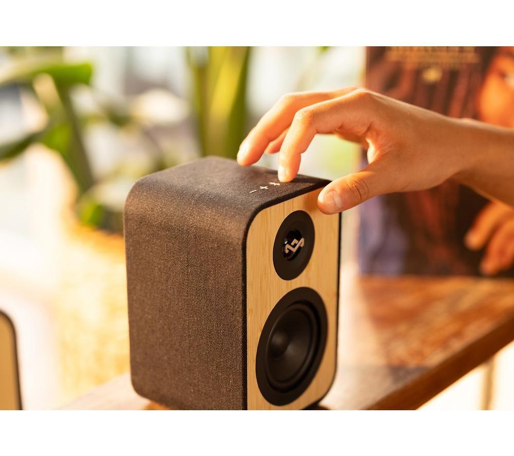 Altavoces de estantería Bluetooth HOUSE OF MARLEY Uplift - Negro y crema