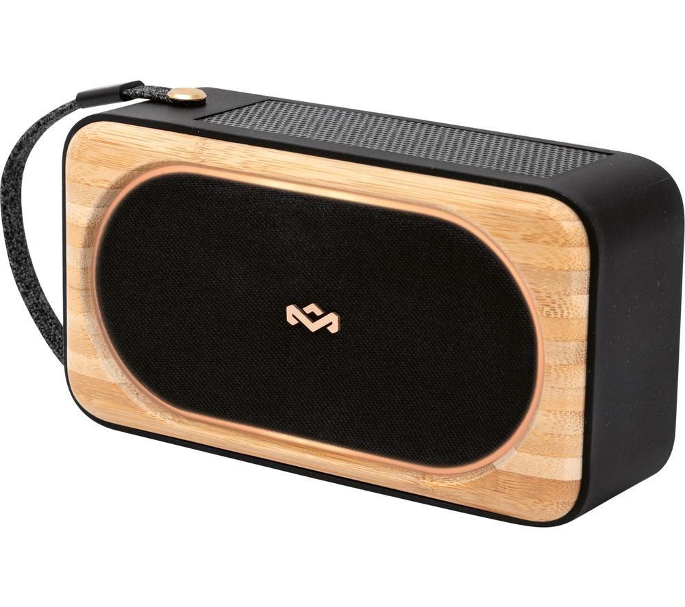 HOUSE OF MARLEY Roots Solar Portable Bluetooth Speaker - Black