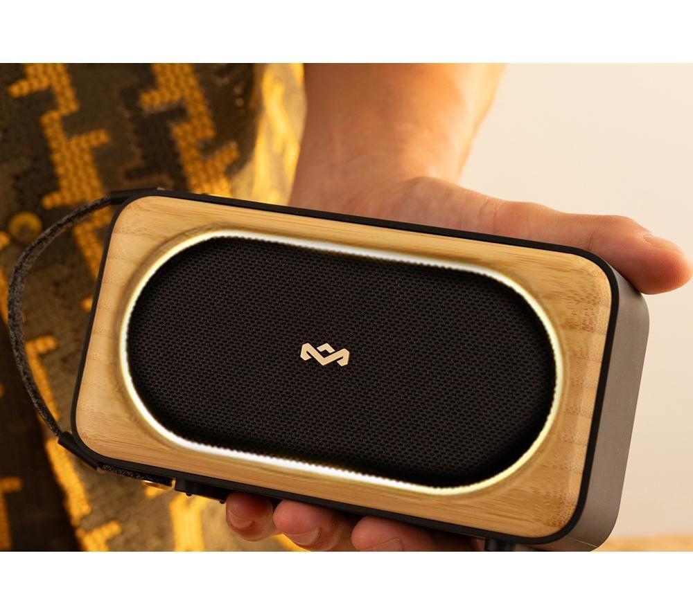 HOUSE OF MARLEY Roots Solar Portable Bluetooth Speaker - Black