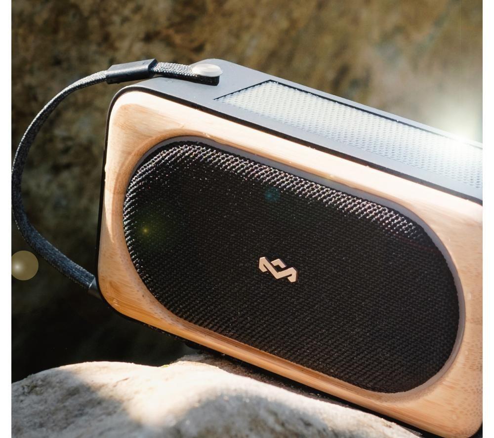 HOUSE OF MARLEY Roots Solar Portable Bluetooth Speaker - Black