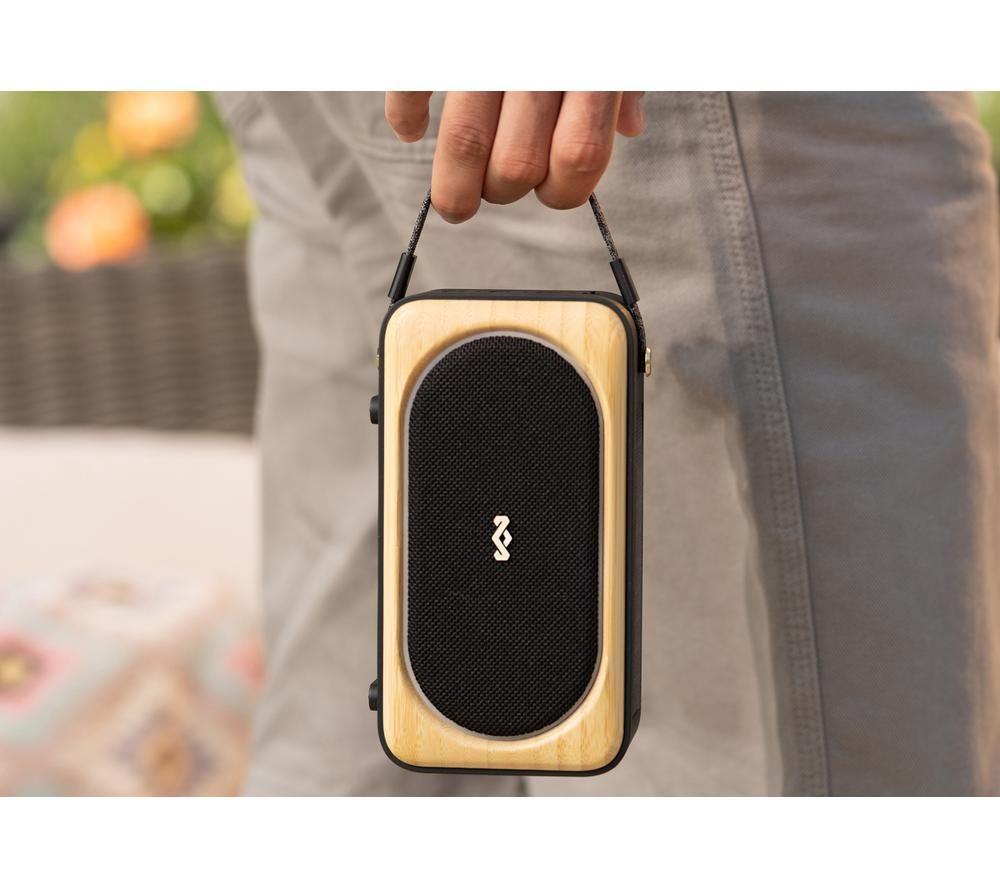 HOUSE OF MARLEY Roots Solar Portable Bluetooth Speaker - Black