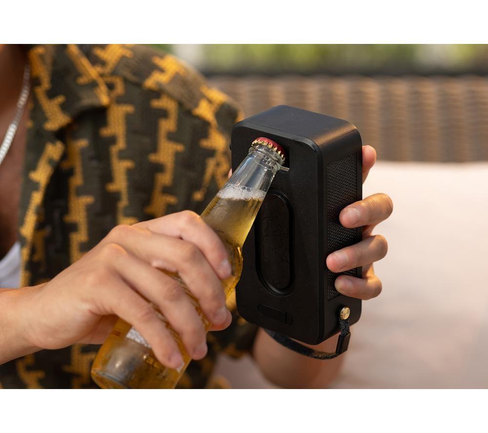 HOUSE OF MARLEY Roots Solar Portable Bluetooth Speaker - Black