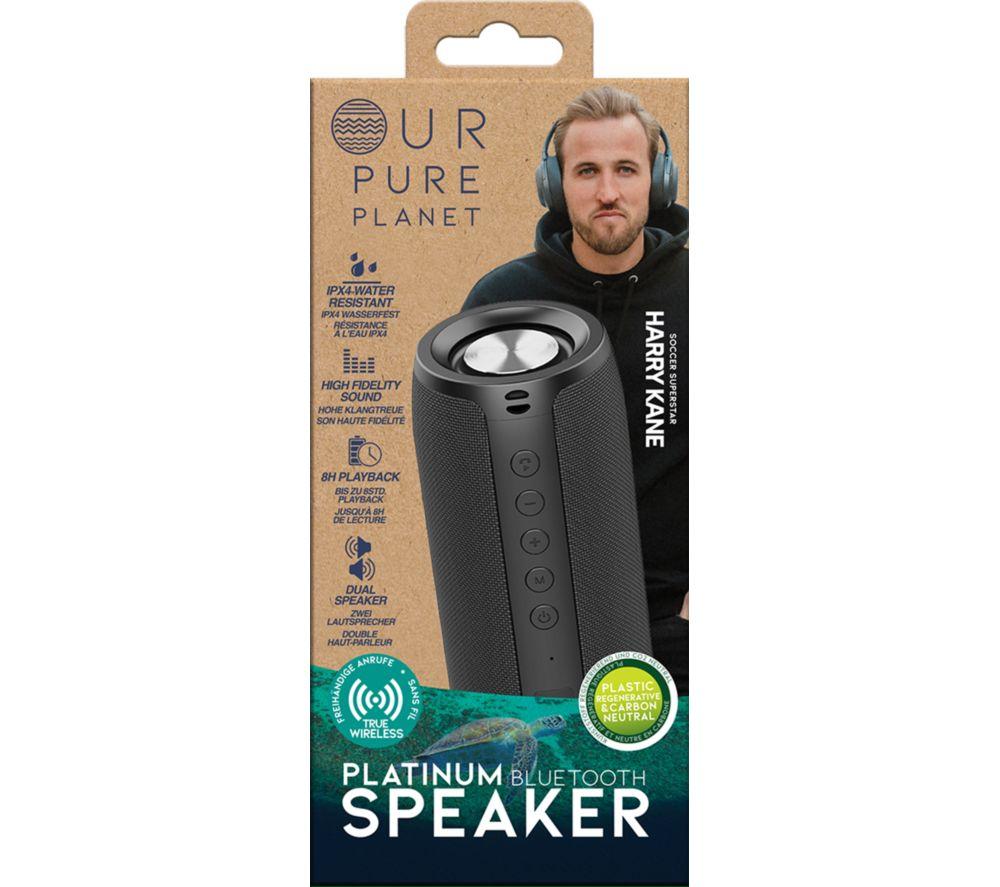 OUR PURE PLANET Platinum Bluetooth Speaker - Black