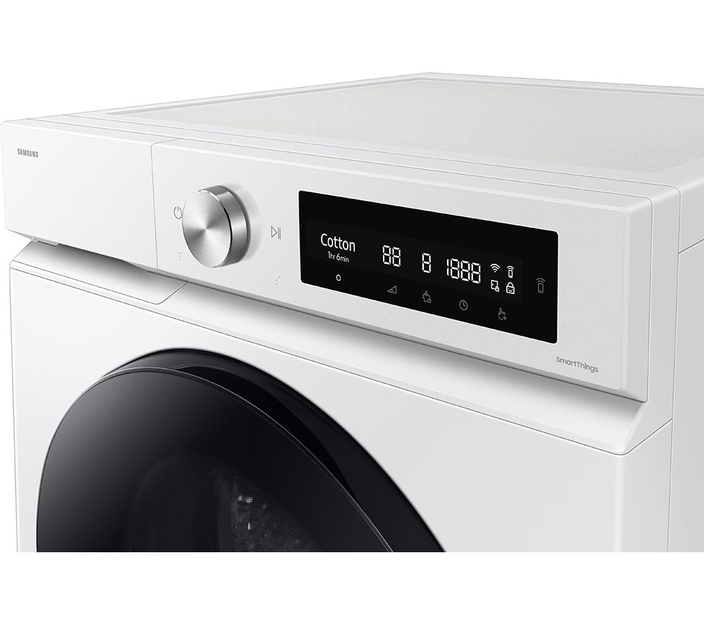 Lavadora secadora SAMSUNG Serie 7 AI Energy WD11DB7B85GWU1 con Wi-Fi, 11 kg - Blanco