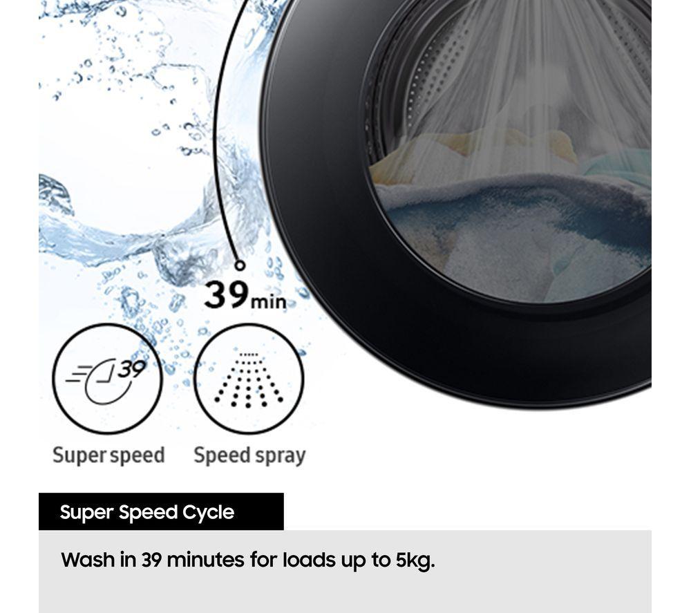 SAMSUNG Series 5 AI Energy WD11DG5B15BBU1 WiFi-enabled 11 kg Washer Dryer - Black
