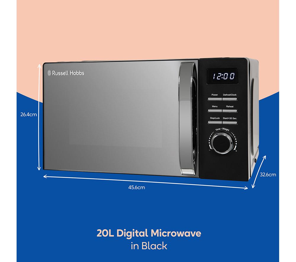 RUSSELL HOBBS RHMD818B Solo Microwave - Black
