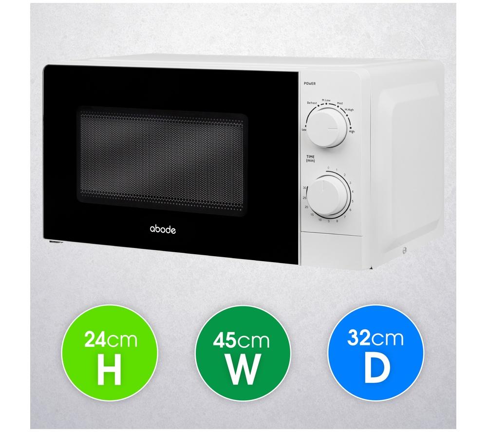 ABODE AMM2005 Compact Solo Microwave - White