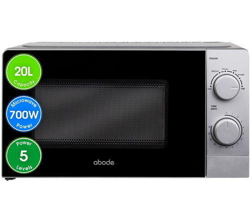 ABODE AMM2005S Compact Solo Microwave - Silver