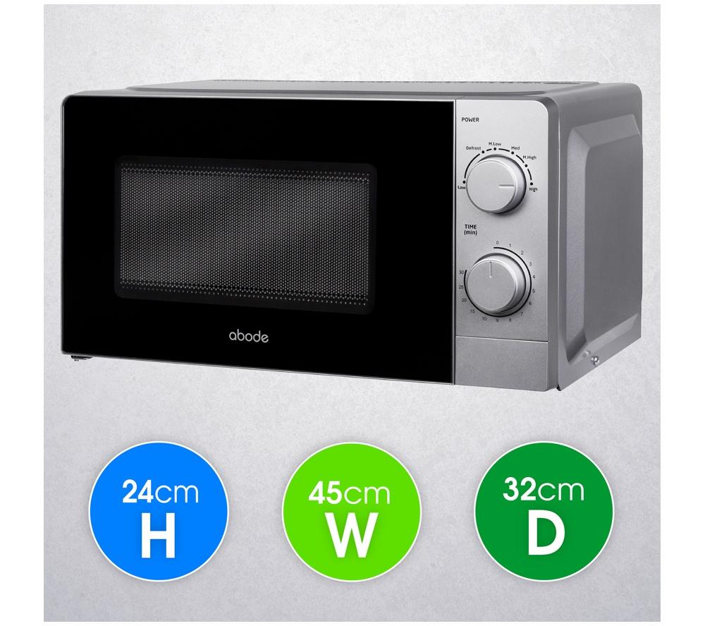 ABODE AMM2005S Compact Solo Microwave - Silver