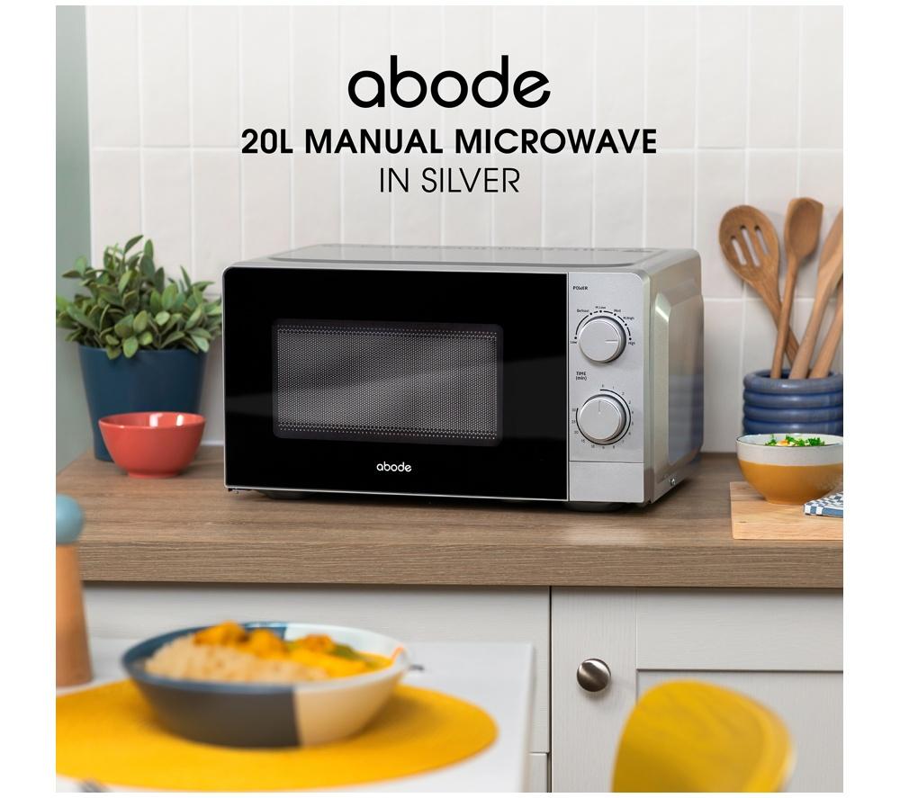 ABODE AMM2005S Compact Solo Microwave - Silver