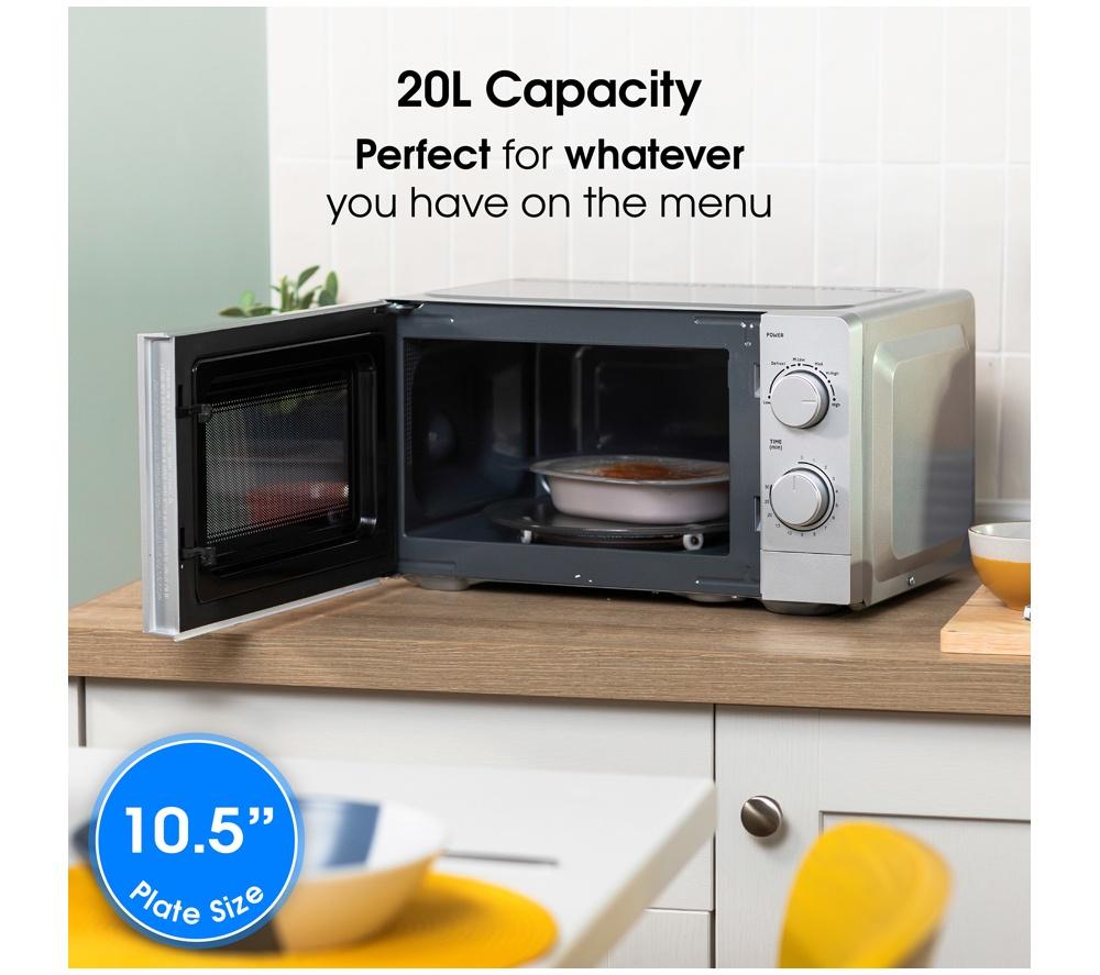 ABODE AMM2005S Compact Solo Microwave - Silver