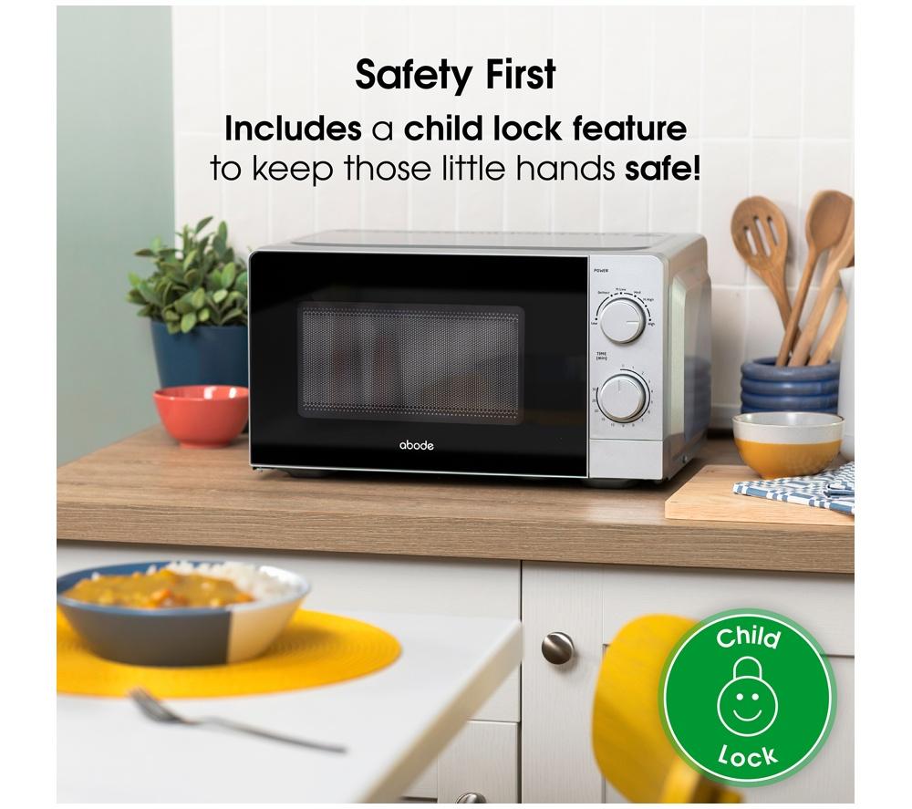 ABODE AMM2005S Compact Solo Microwave - Silver