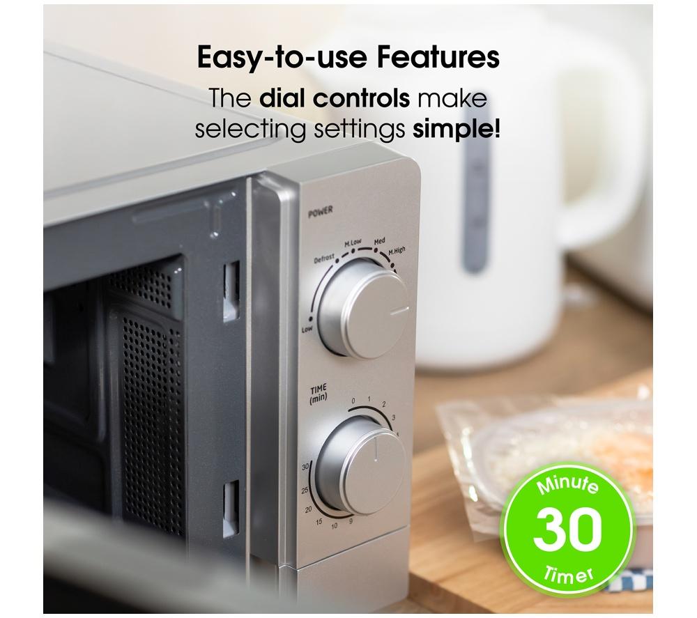 ABODE AMM2005S Compact Solo Microwave - Silver