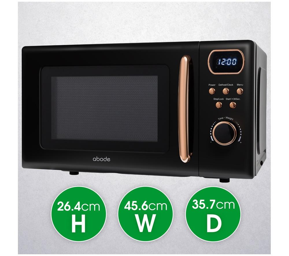 ABODE AMD2004BRG Solo Microwave - Black
