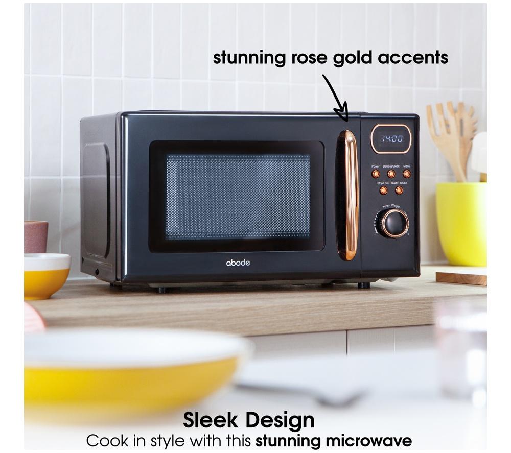 ABODE AMD2004BRG Solo Microwave - Black