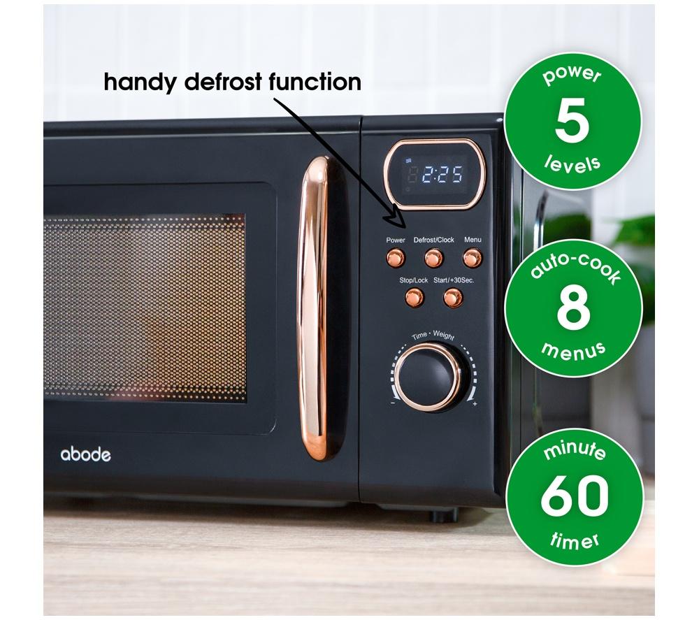 ABODE AMD2004BRG Solo Microwave - Black