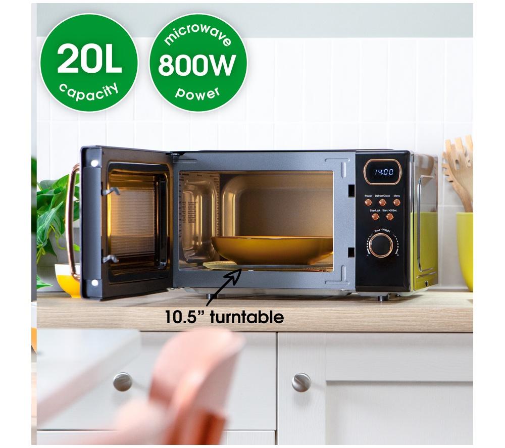 ABODE AMD2004BRG Solo Microwave - Black