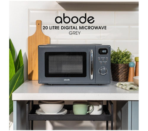 ABODE AMD2004G Compact Solo Microwave - Grey