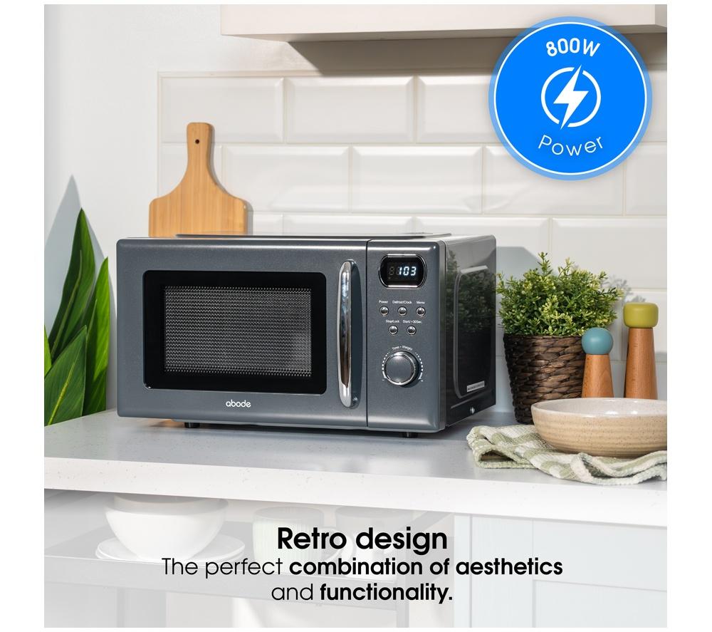 ABODE AMD2004G Compact Solo Microwave - Grey