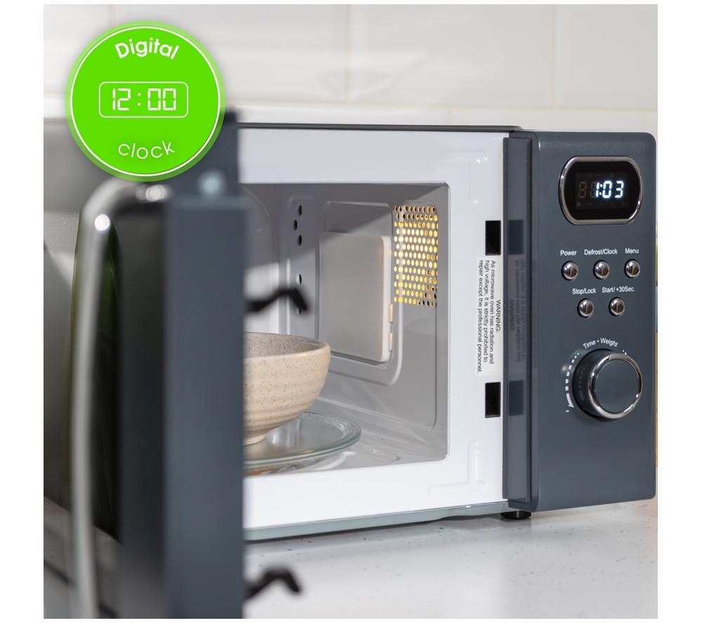 ABODE AMD2004G Compact Solo Microwave - Grey
