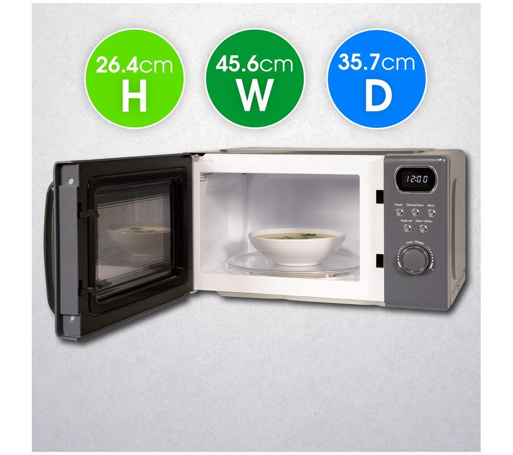 ABODE AMD2004G Compact Solo Microwave - Grey