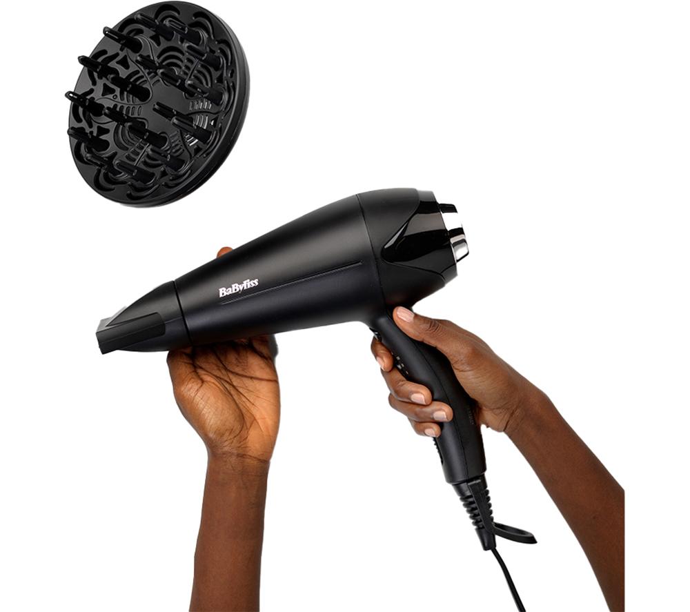 BABYLISS Turbo Smooth 5572U 2000 Hair Dryer - Black