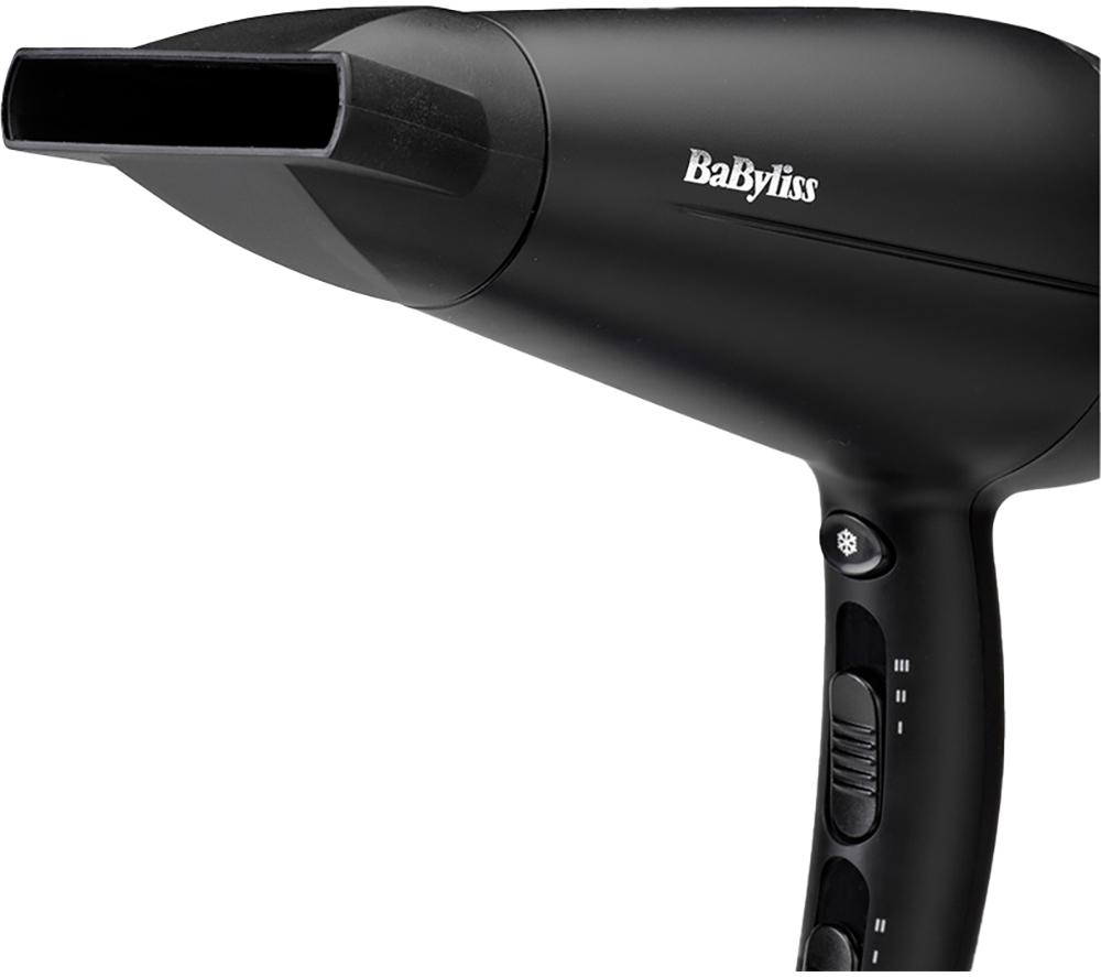 BABYLISS Turbo Smooth 5572U 2000 Hair Dryer - Black