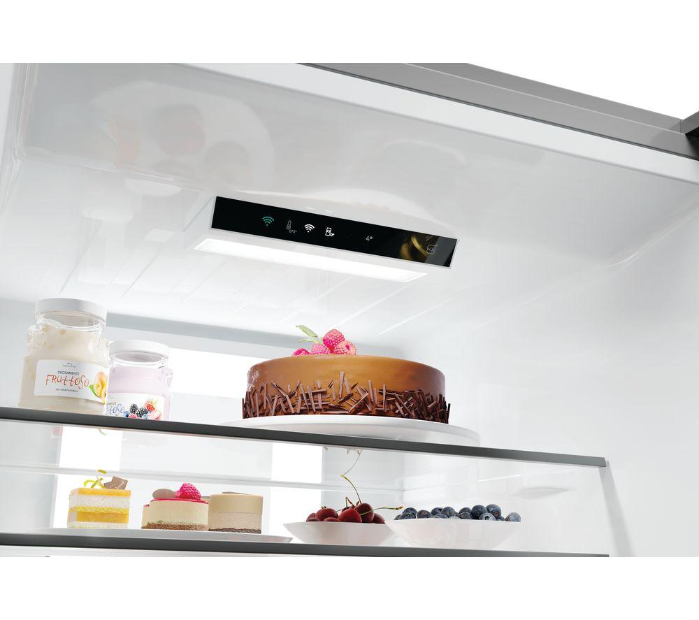 Frigorífico combi inteligente HOOVER H-Combi 500 HONCQ4T620EWXK 70/30 - Plateado