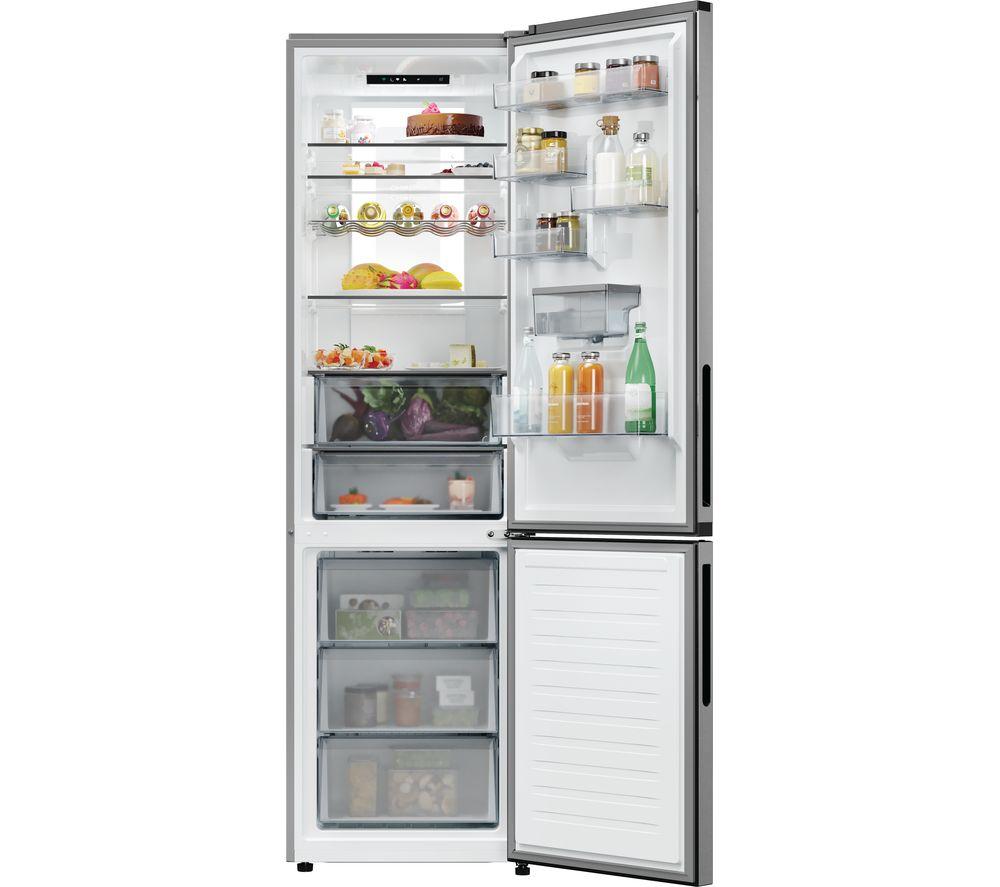 Frigorífico combi inteligente HOOVER H-Combi 500 HONCQ4T620EWXK 70/30 - Plateado