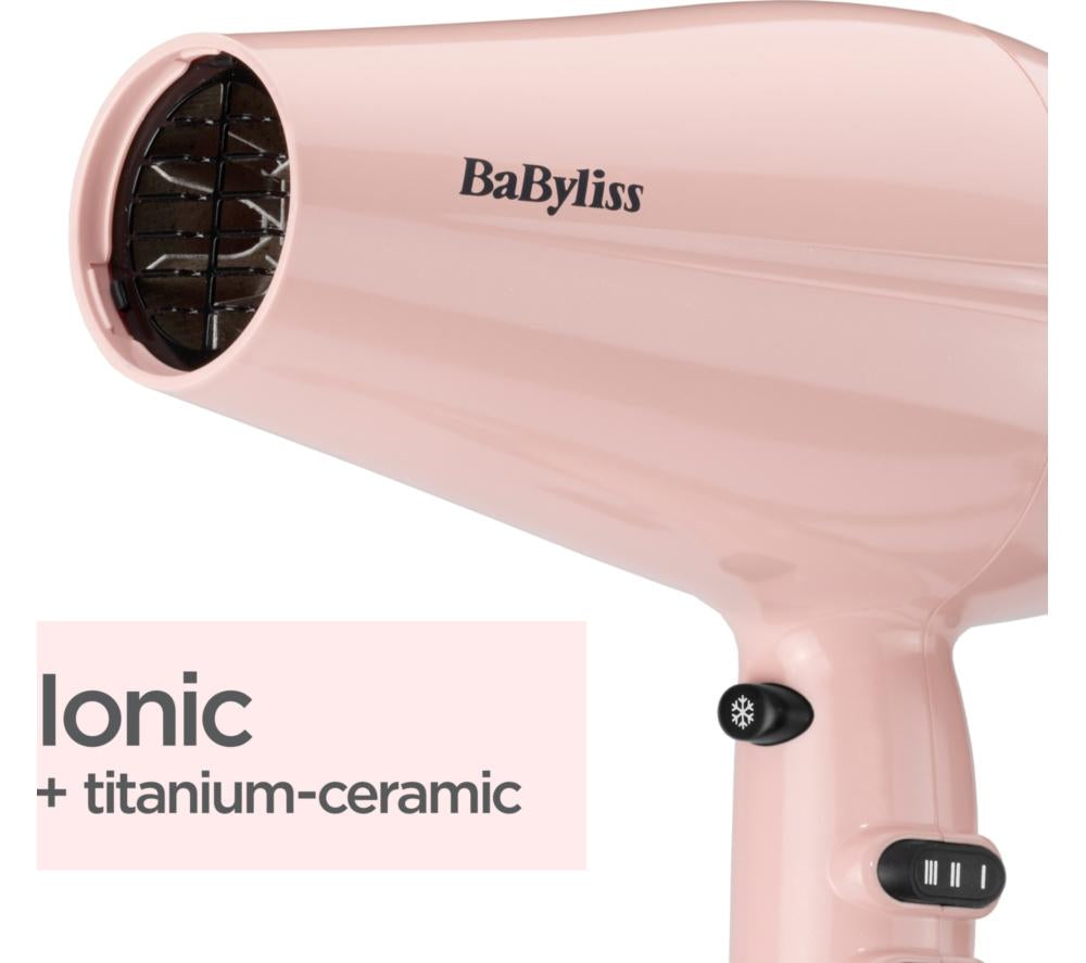 BABYLISS 5337U 2200 Hair Dryer - Rose Blush