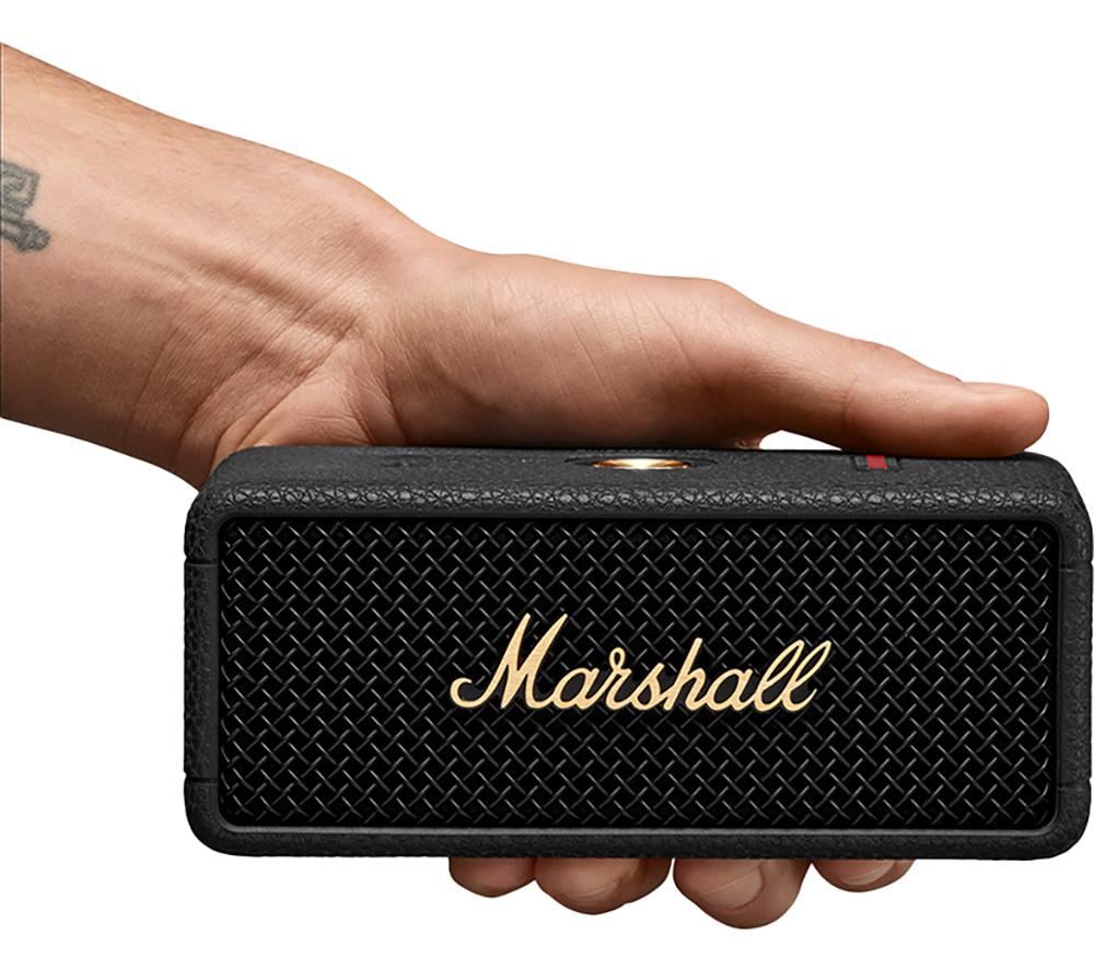 MARSHALL Emberton III Portable Bluetooth Speaker - Black & Brass