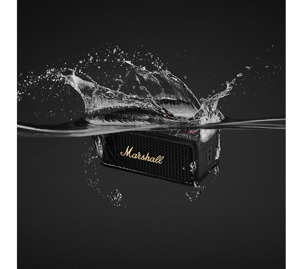 MARSHALL Emberton III Portable Bluetooth Speaker - Black & Brass