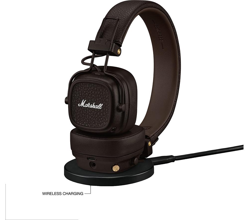 MARSHALL Major V Wireless Bluetooth Headphones - Brown