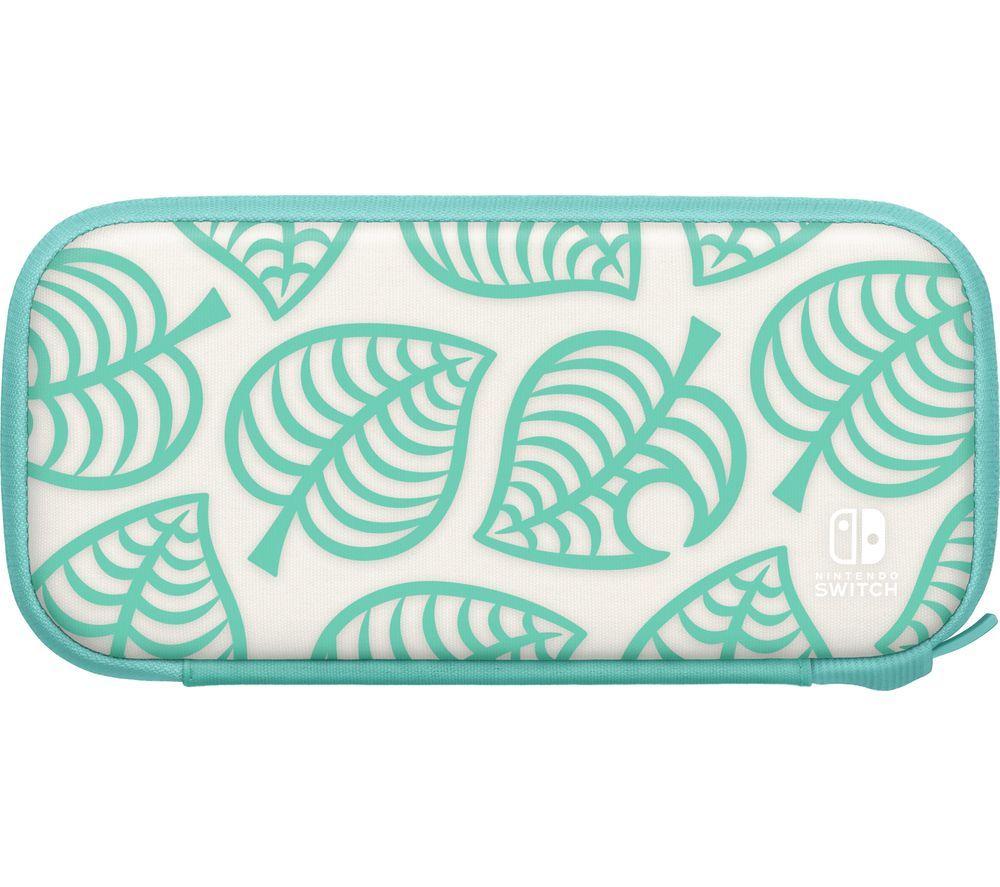 NINTENDO Switch Lite (Blue) & Switch Lite Carrying Case (Animal Crossing: New Horizons Edition) Bundle