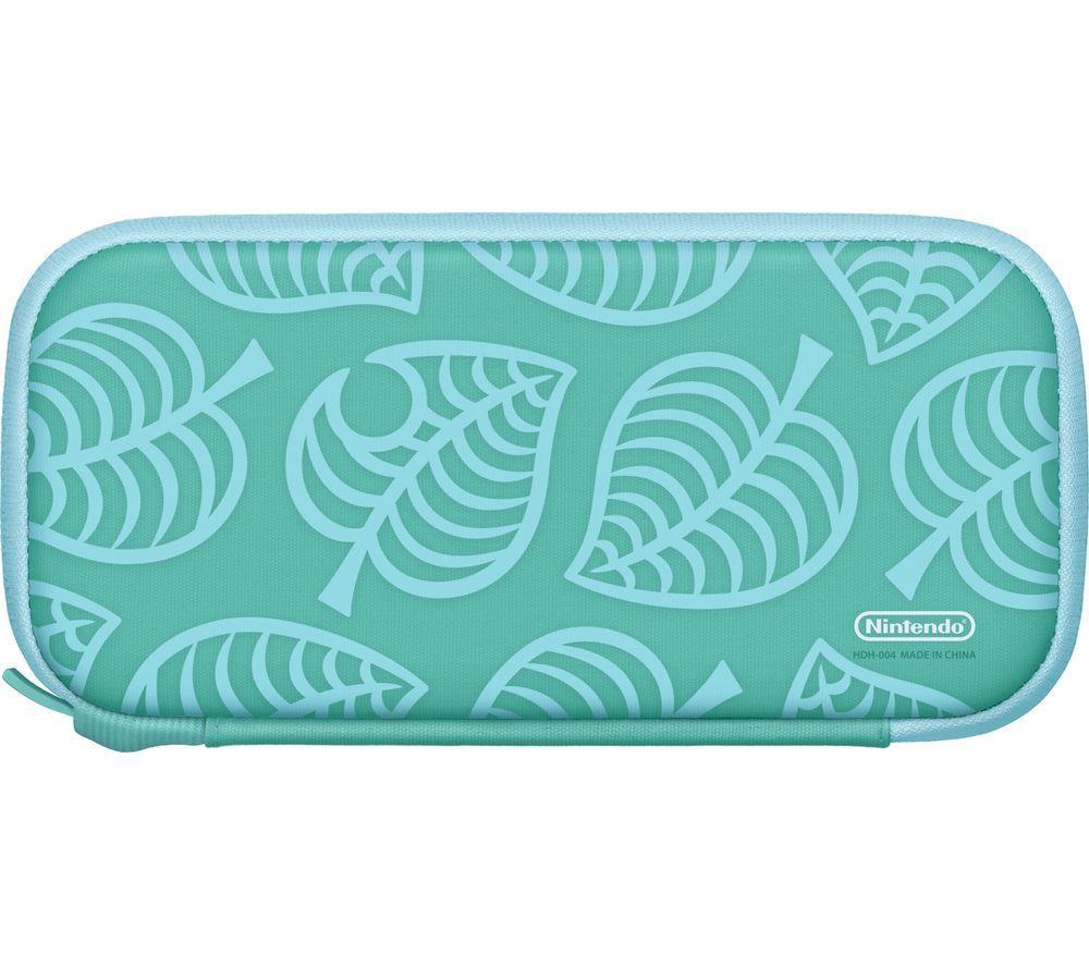 NINTENDO Switch Lite (Blue) & Switch Lite Carrying Case (Animal Crossing: New Horizons Edition) Bundle