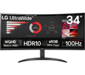 LG UltraWide 34WR50Qk-B.AEK Quad HD 34" Curved VA LCD Monitor - Black