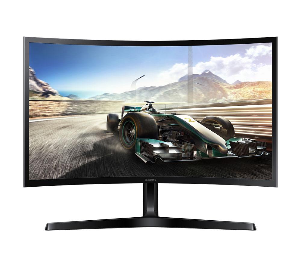 Monitor curvo LCD VA Samsung LS24D366GAUXXU Full HD de 24" - Negro