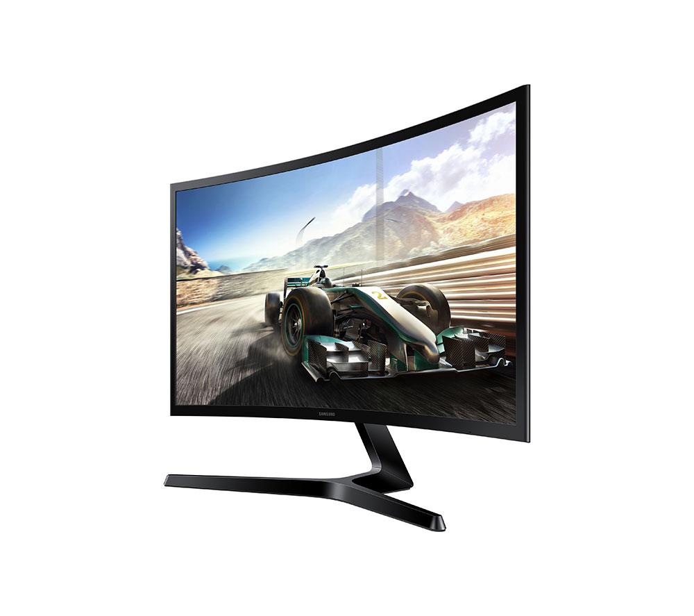 Monitor curvo LCD VA Samsung LS24D366GAUXXU Full HD de 24" - Negro