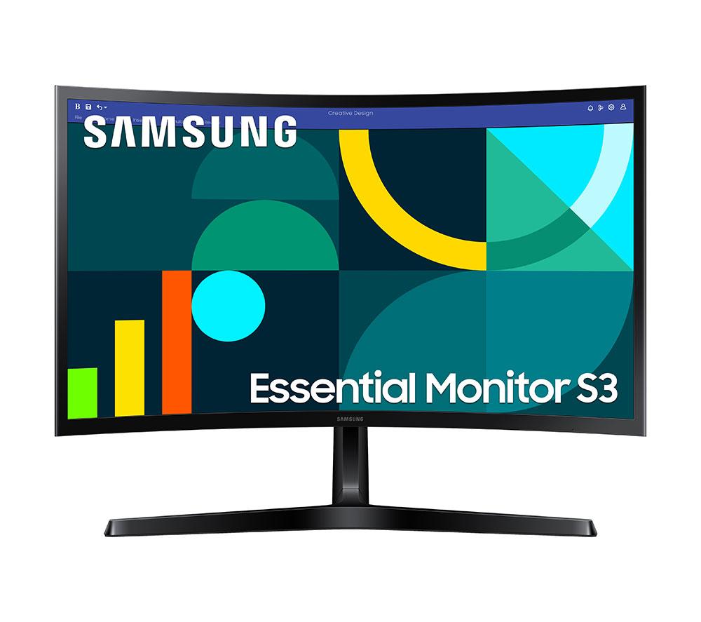 Monitor curvo LCD VA Samsung LS24D366GAUXXU Full HD de 24" - Negro