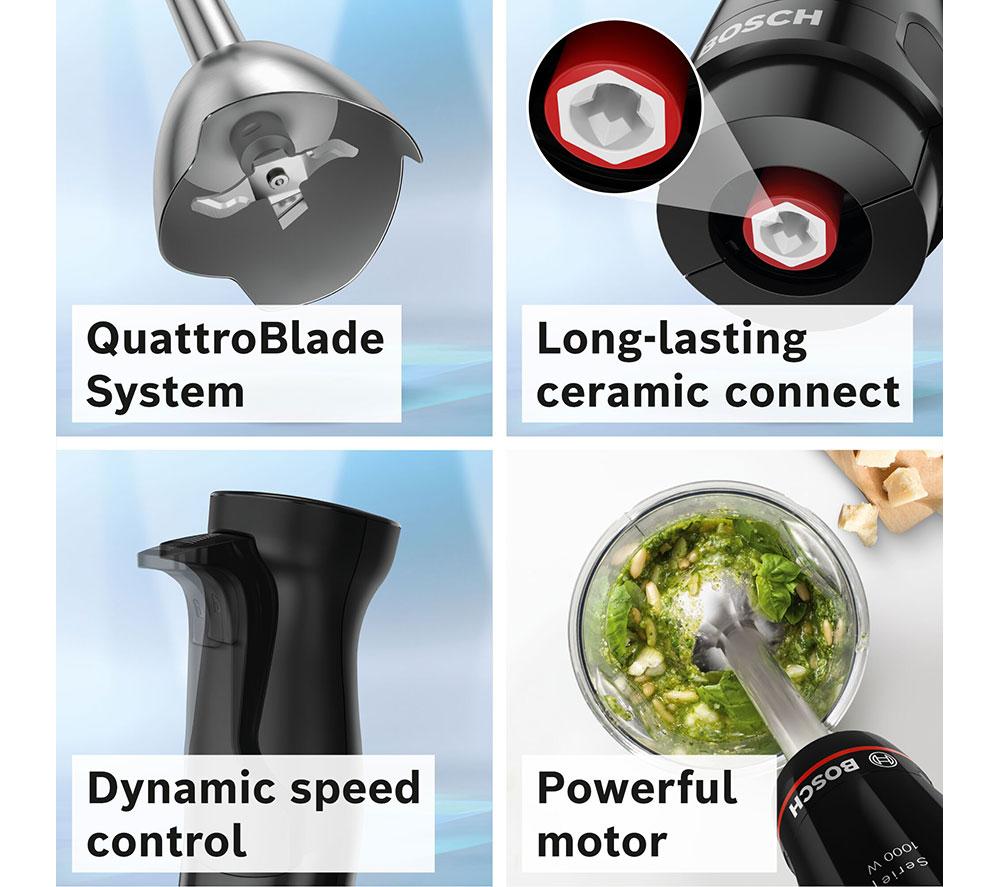 BOSCH Series 4 3-in-1 Ergomaster MSM4B624GB Hand Blender - Anthracite