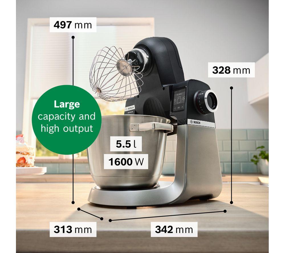 Batidora amasadora BOSCH Serie 6 MUMS6ZM00G - Negro y plata