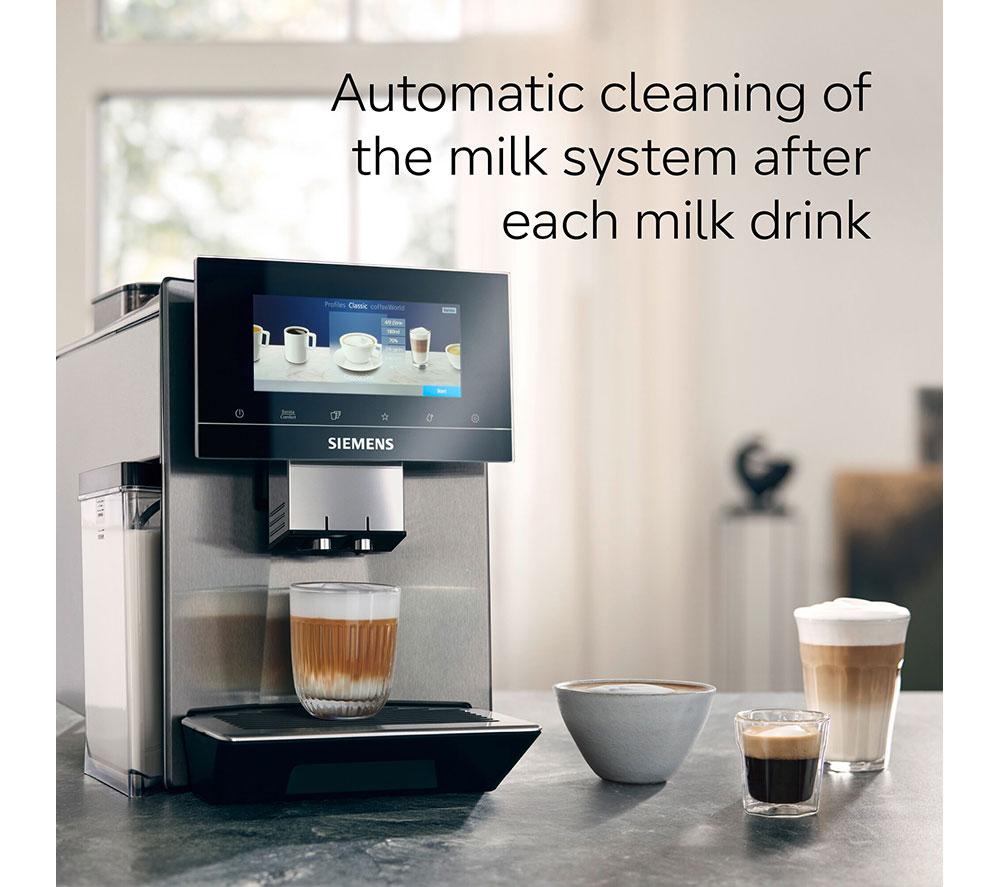 SIEMENS TQ907GZ3 EQ900 Plus Smarte Kaffeevollautomat – Edelstahl