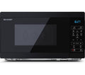 SHARP YC-MS02U-B Compact Solo Microwave - Black